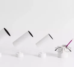 Spot, Fost Surface, blanc, LED, dim, DALI, 42W, 38°, 2700K, 3469 lm, Ø9cm, H18cm - Faro