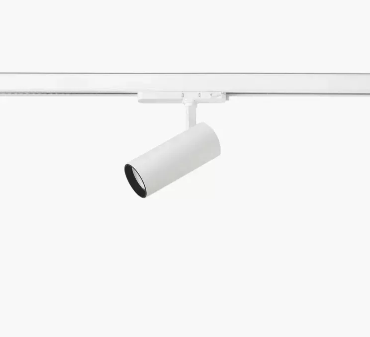 Spot, Fost Track, blanc, LED, dim, Casambi, 3000k, 15W, 35°, cri97, 857 lm, Ø5cm, H10cm - Faro