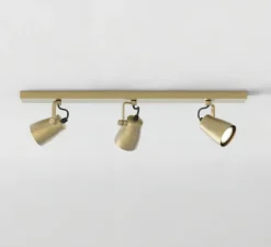 Spot, Juno Triple Bar, laiton brossé mat, L60cm, H15cm - Astro