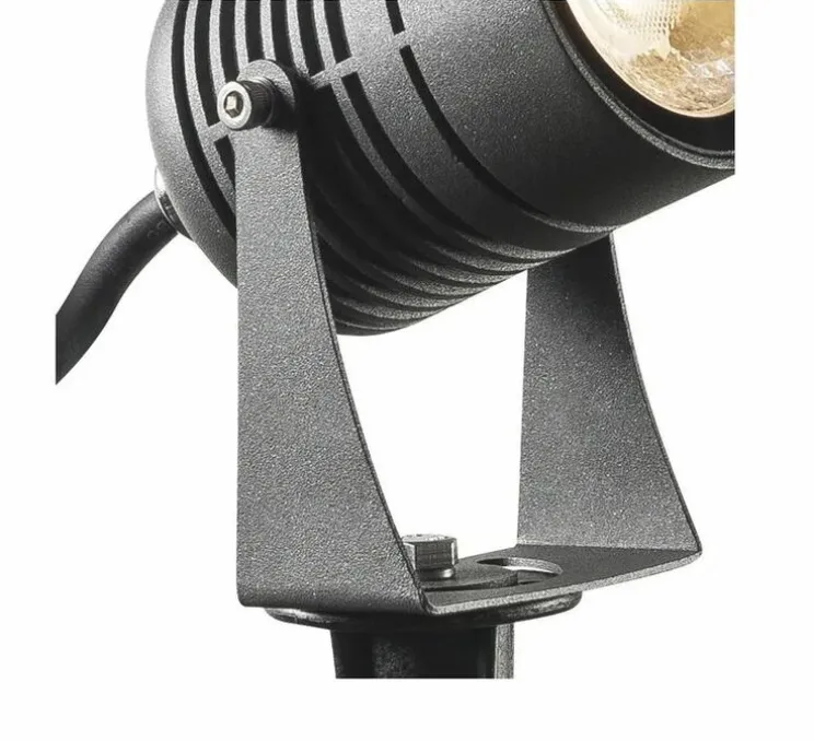 Spot, LED SPIKE, noir, IP55, LED, 3000K, 400lm, Ø6cm, H10cm - SLV