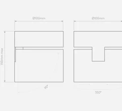 Spot, Lynx, blanc mat, LED, 3000K, 810lm, Ø10cm, H10.5cm - ASTRO