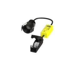 Spot, Lyra, noir, IP65, LED, dim, 2700-4000K, 350-400 lm, Ø3,98cm, H7,2cm - Solum