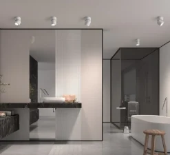 Spot, Martina, blanc, IP44, Ø9,4cm, H12,1cm - MDC