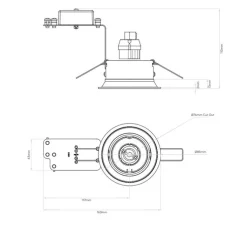Spot, Minima Round Adjustable, noir mat, L8,5cm, H11cm - Astro Lighting