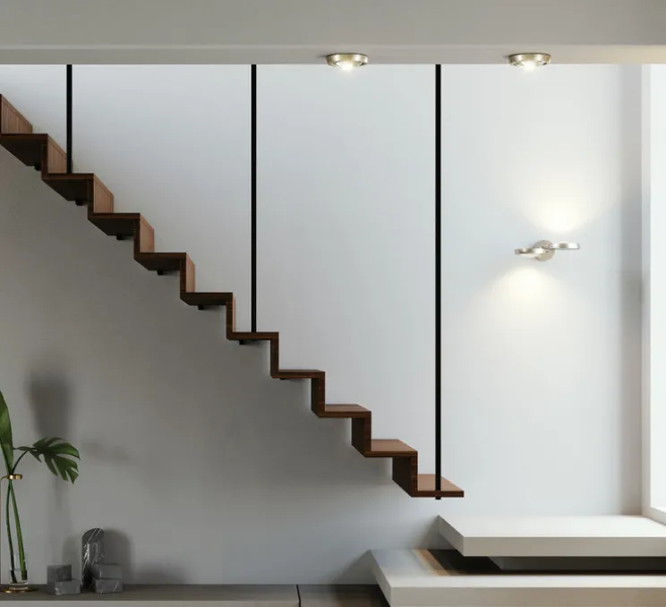 Spot, Nautilus Spot, champagne, LED, 2700K, 945 lm, Ø13,4cm, H4,2cm - Lodes