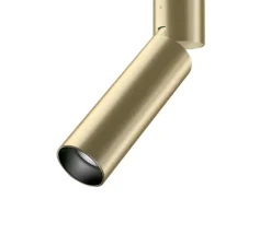 Spot, orientable, Lola, laiton brossé, LED, 3000K, 972lm, Ø5,2cm, H20,4cm - Panzeri