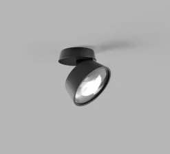 Spot ou applique en saillie, VANTAGE 1, noir, LED, dim, 2700K, 540 lm, Ø10cm, H7cm - Light Point