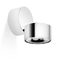 Spot ou applique en saillie, Studio L, chrome, LED, 2700K, 1031 lm, Ø10cm, H10,5cm - Decor Walther