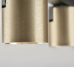 Spot pour rail, Focus Line, laiton, LED, dim, 3000K, 1080 lm, L70cm, H5,5cm - Light Point