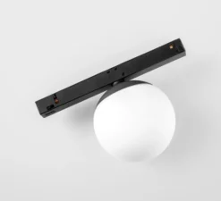 Spot pour rail, Gamin Track 48V 90 1x, noir, LED, dim, 2700K, 588 lm, Ø9cm, H9,4cm - Modular