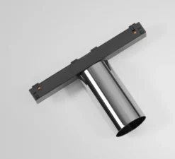 Spot pour rail, Minude Track 48V Adjustable 45 1x, noir chromé, LED, dim, 2700K, 578 lm, Ø4,5cm, H8,8cm - Modular