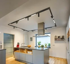 Spot pour rail, Numinos S, noir, LED, dim, 3000K, 1030 lm, 40°, ⌀6cm, H9cm - SLV