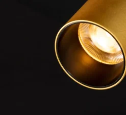 Spot pour rail, Tektus 60 3-phase, or mat, dim, LED, 3000K, 2202lm, Ø6cm, H15cm - Doxis