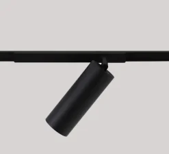 Spot pour rail, Tiny Focus 40-48V, noir, LED, 3000K, 705 lm, Ø4cm, H11cm - ONOK