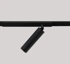 Spot pour rail, Tiny Focus 25, noir, LED, 2700K, 559 lm, Ø2,5cm, H9cm - ONOK