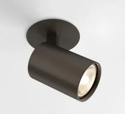 Spot semi-encastré, Ascoli Recessed, bronze, Ø8cm, H12,2cm - Astro Lighting