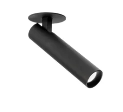Spot semi-encastré, Match 1.0, noir mat, LED, 2700K, 525 lm, Ø2,6cm, H11,7cm - Wever&Ducré