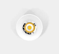 Spot semi-encastré, Ringo 1, blanc, IP54, LED, 2700K, 600 lm, Ø7,4cm, H9,1cm - ONOK