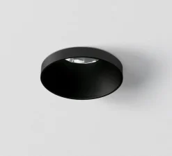 Spot semi-encastré, Ringo 1, noir, LED, 3000K, 600 lm, Ø7,4cm, H9,1cm - ONOK