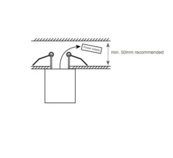 Spot, Titan Semi-recessed, anti-glare, LED, 40°, 836lm, 2700K, blanc, Ø8cm, H7.2cm - Doxis