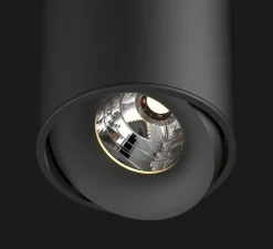 Spot, Titan Semi-Recessed Cone, 40°, noir mat, LED, 3000K, 1156lm, Ø8cm, H7,2cm - Doxis