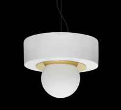 Suspension, 2.02, blanc, LED, Ø27cm, H24cm - HAOS