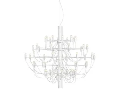 Suspension, 2097/50 Clear Bulbs , blanc, Ø100cm, H88cm - Flos