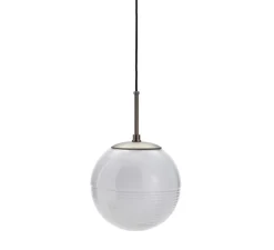 Suspension, Halda , blanc et marron, Ø25cm, H38cm - House Doctor