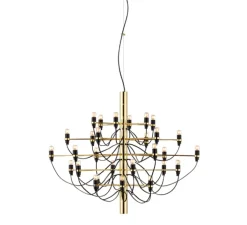 Suspension, 2097/30, laiton (ampoules transparentes), 2200K, Ø88cm, H72cm - Flos