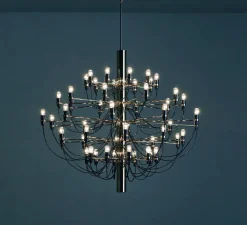 Suspension, 2097/50, noir (ampoules transparentes), 2200K, Ø100cm, H88cm - Flos