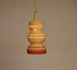 Suspension, 3 tier, gingembre, L15cm, H31cm - GOLDEN Editions