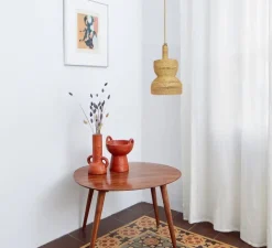 Suspension, 2 tier, naturel, L15cm, H24cm - GOLDEN Editions