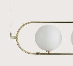 Suspension, Abbacus, laiton mat, L126,5cm, H20cm - Aromas del Campo