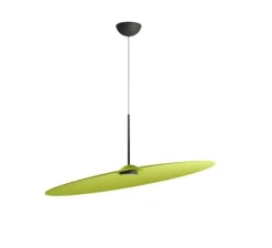 Suspension accoustique, Acustica F58, Vert d'eau, IP40, LED, dim, 2700K, 1604 lm, Ø120cm, H11cm - Fabbian