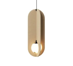 Suspension accoustique, Solli Cocoon 1.0, blanc cassé, LED, dim, 3000K, 275 lm, Ø22cm, H58cm - Wever&Ducré