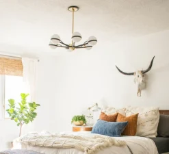 Suspension, Ace, bronze, Ø70,5cm, H134cm - Hudson Valley Lighting