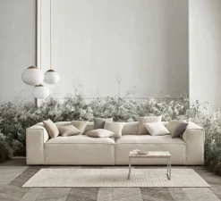 Suspension, Acorn, bois, blanc, Ø32cm, H27cm - Bolia