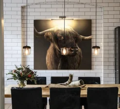 Suspension, Acorn, noir & cuivre, Ø14cm, H16cm - Umage