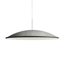 Suspension acoustique, Phi, blanc, gris, IP40, LED, 2700K, 538 lm, Ø56cm, H19,4cm - Panzeri