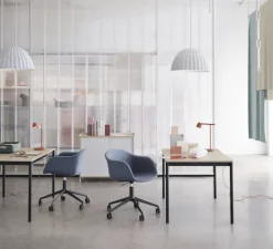 Suspension, acoustique, UNDER THE BELL, blanc, Ø55cm, H31cm - Muuto