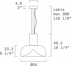 Suspension, Aella S 54 L, blanc, LED, dim, 2700K, 3808 lm, Ø54cm, H46,2cm - LEUCOS