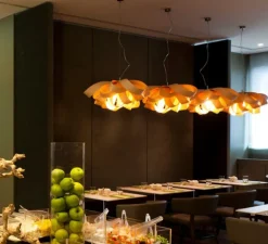 Suspension, Agatha Small, en hêtre, H37cm, Ø76cm - LZF