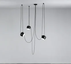 Suspension, Aim Small, noir, LED, 2700K, 725lm, Ø17cm, H14,9cm - Flos