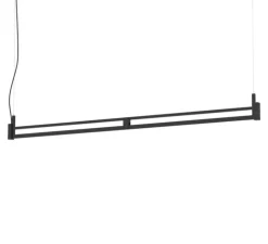Suspension, Airtek One, système seul, noir mat, LED, dim, 3000K, 1800 lm, L132cm, H13cm - Karman
