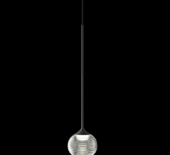 Suspension, Algorithm 0820, graphite, LED, dim, Dali Push 1-10V, 2700K, 312 lm, Ø9cm, H39cm - Vibia