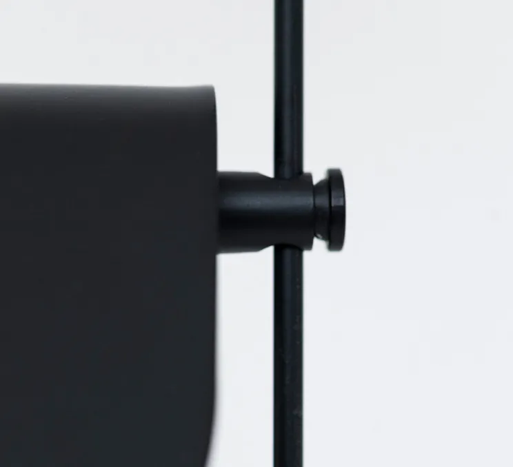 Suspension, Ali di Luce, 5, noir et vert, LED, 2700K, 400 lm, L94cm, H160cm - OliveLab