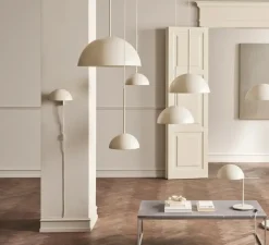 Suspension, Aluna, crème mat, LED, 2700K, 482 lm, Ø27cm, H12,4cm - Bolia