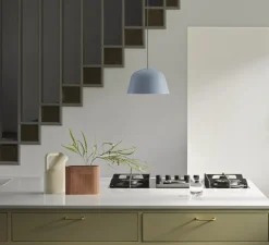 Suspension, Ambit 25, Bleu clair, LED, K, lm, Ø25cm, H15cm - Muuto