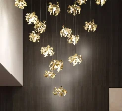 Suspension, Andromeda, laiton, Ø90cm, H60cm - Zava