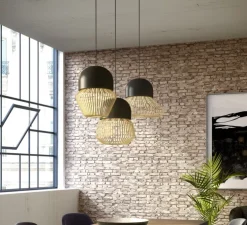 Suspension, Anemos S, anthracite, beige, Ø35cm, H45cm - Forestier